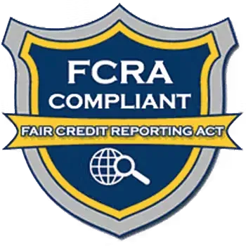 FCRA compliant Fair Credit Reporting Act badge